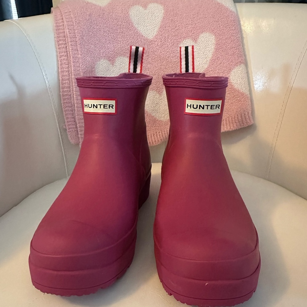 Hunter Pink Rain Boots